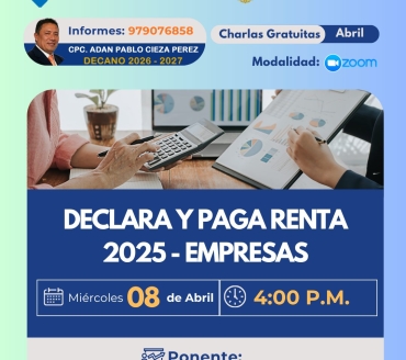 Declara y paga Renta 2025 - Empresas
