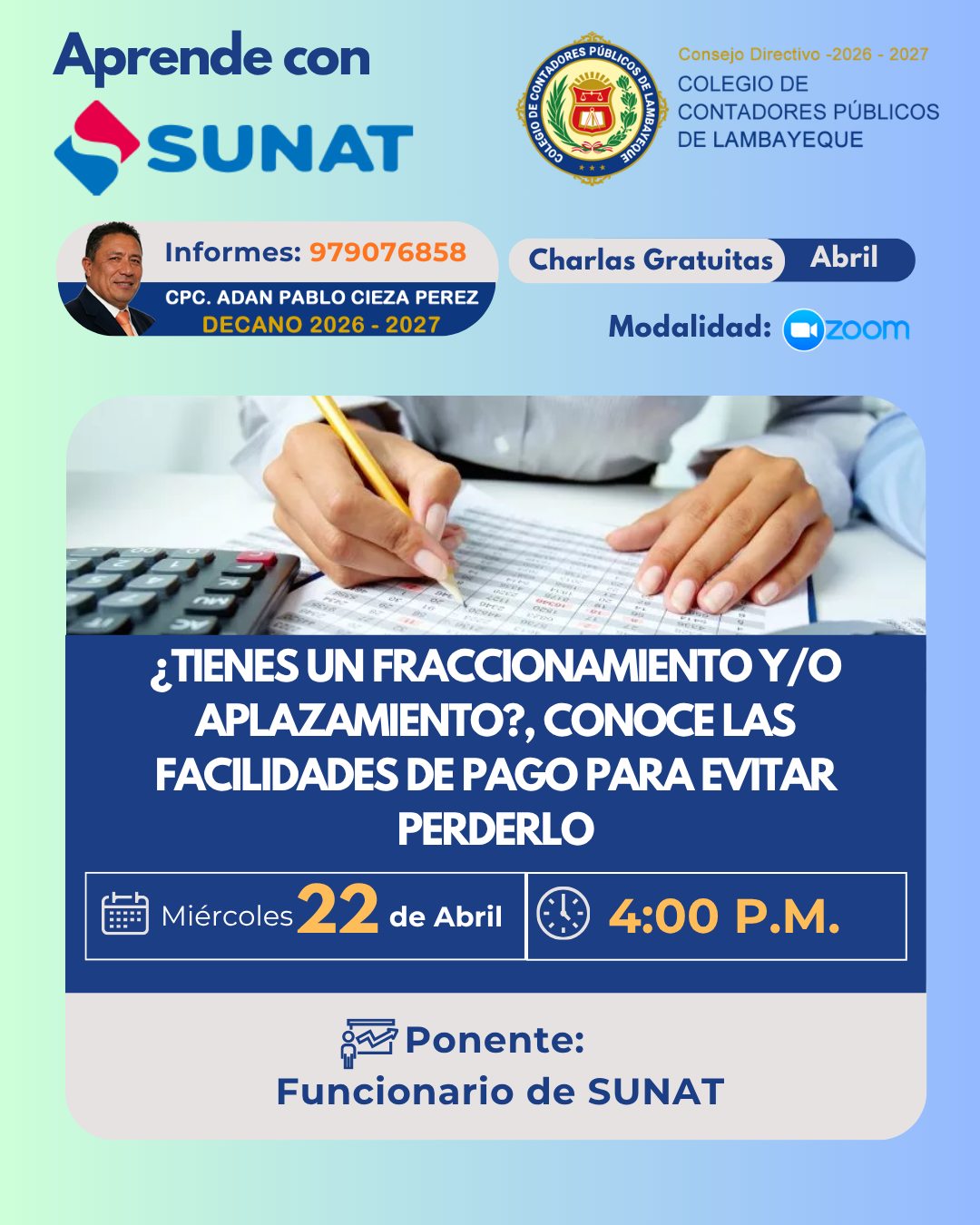 ¿Tienes un fraccionamiento y/o aplazamiento?, conoce las facilidades de pago para evitar perderlo.